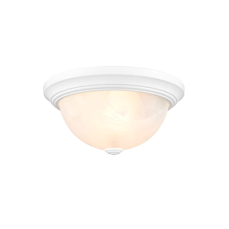Millennium Lighting Metal 2 Light Flush Mount Ceiling Fixture in Multiple Finishes - N/A