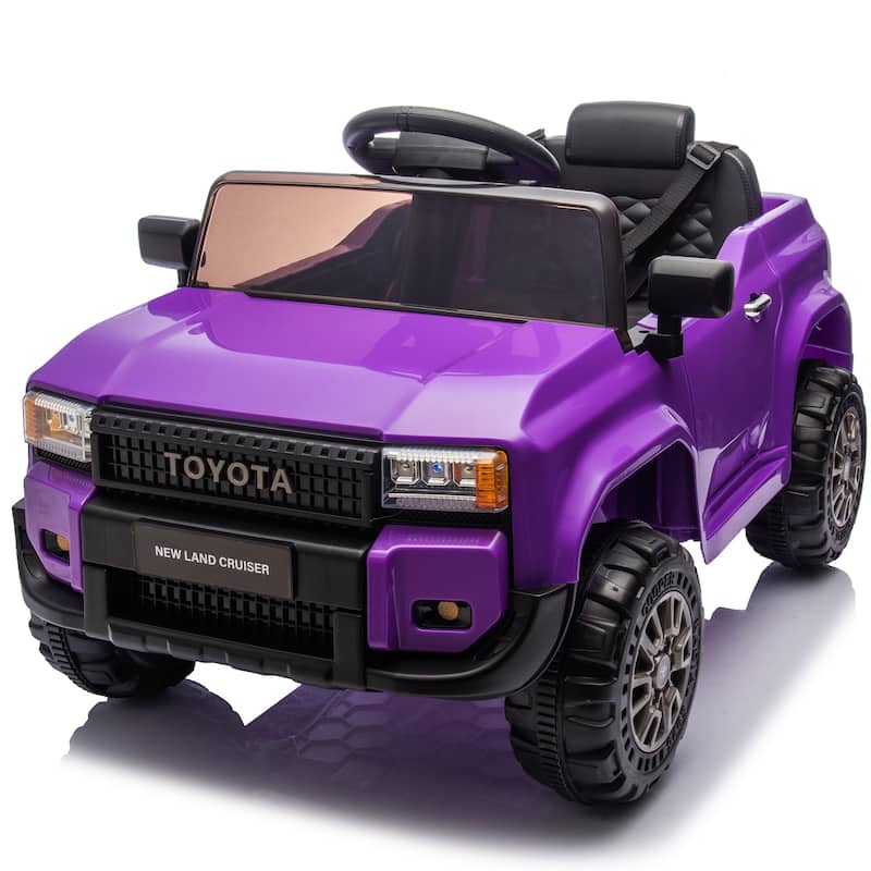 12V Kids Ride On Car W/Parents Control,Licensed Toyota LC250 2024,Four-wheel suspension,Adjustable volume,For Kids Aged 2-4