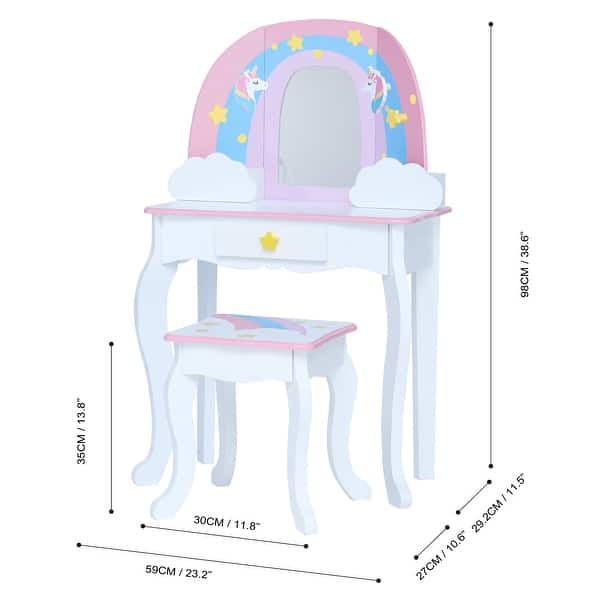 Fantasy Fields - Little Dreamer Rainbow Medium Kids Vanity