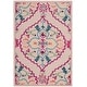 preview thumbnail 52 of 80, SAFAVIEH Handmade Bellagio Junie Medallion Wool Rug 2'3" x 5' - Light Pink/Multi - Rectangle