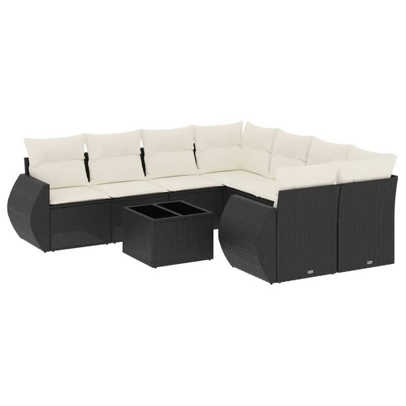 vidaXL Garden Sofa Set - 21.7 x 21.7 x 14.6