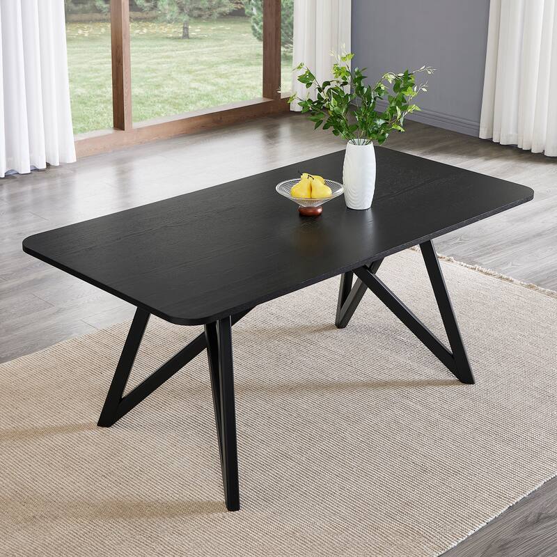 Roundhill Furniture Axler 70-in Length Dining Table