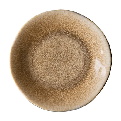 Soho Reactive Glaze Appetizer Plates - 7" Ceramic Dining Plates for Fall Harvest - Dishwasher Safe