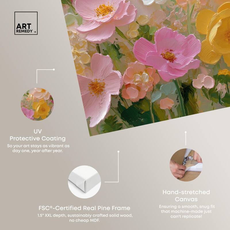 Expressed in Petals II Canvas by Art Remedy, Gallery Wrapped