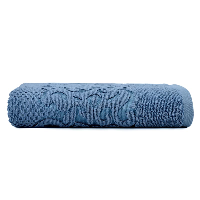 East'N Blue Galata Turkish Cotton Hand Towel (Pack of 1) - Wedge Wood Blue
