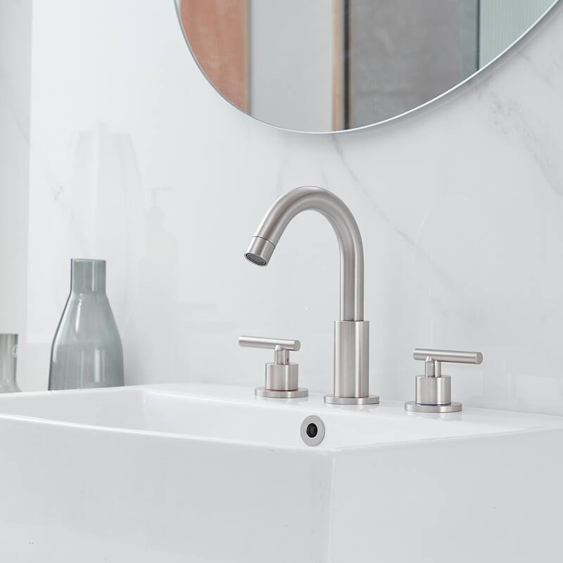 Doulble Handle Bathroom Sink Faucet