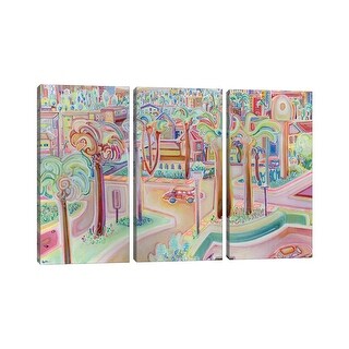 iCanvas "Vegas Suburb" by Josh Byer 3-Piece Canvas Wall Art Set - Bed ...