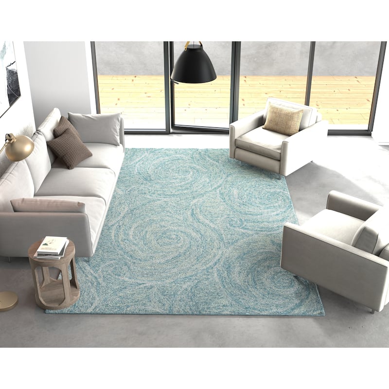 Domani Craft Abstract Wool Hand-Tufted Area Rug