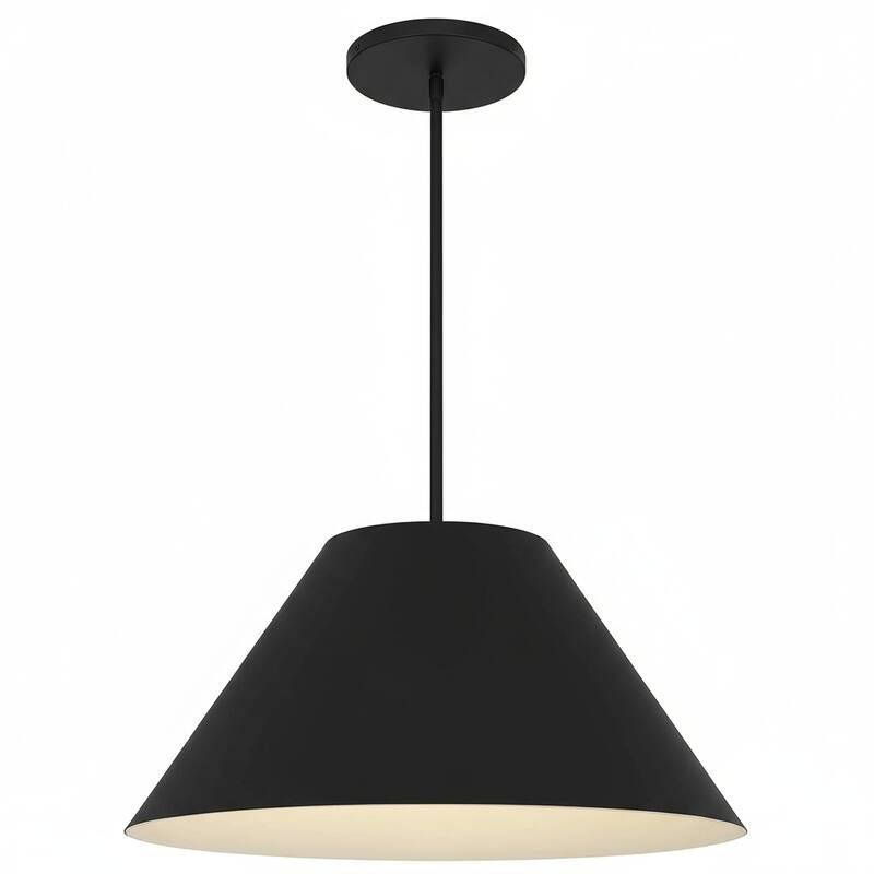 22 inch Integrated LED Pendant Light Diameter 5 Color Temperature Dimmable