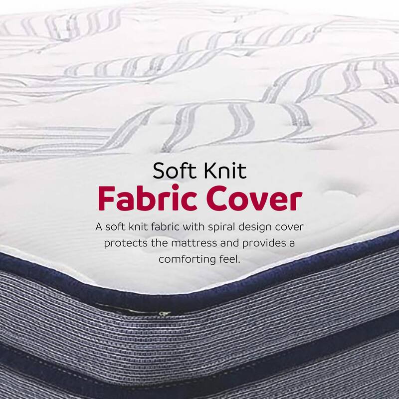 GrandLux Medium 14-inch Memory Foam Hybrid Mattress in a Box