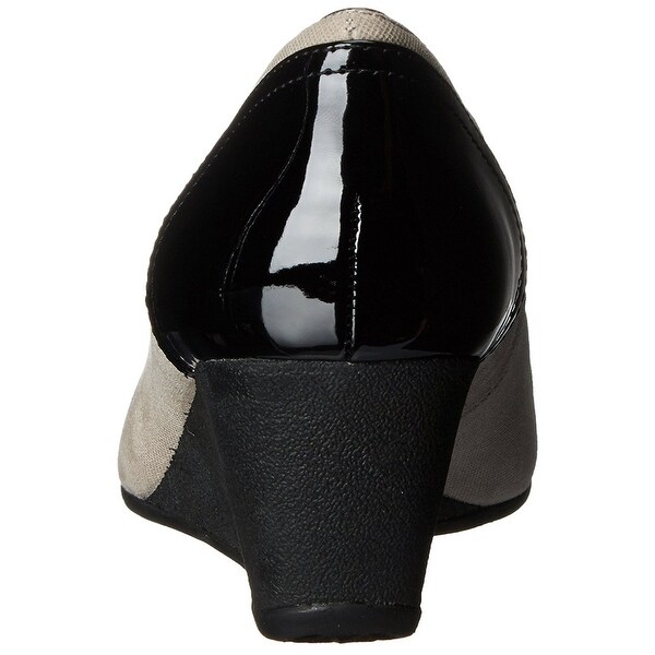 anne klein sport women's tamarow fabric wedge pump