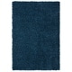 preview thumbnail 94 of 123, SAFAVIEH August Shag Veroana Solid 1.5-inch Thick Rug 2' x 5' - Navy - Rectangle