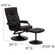 preview thumbnail 39 of 69, Contemporary Multi-Position Recliner and Ottoman with Wrapped Base