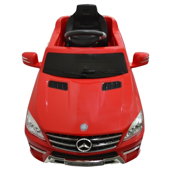 costway mercedes benz ml350 6v electric kids ride on car licensed mp3 rc remote control