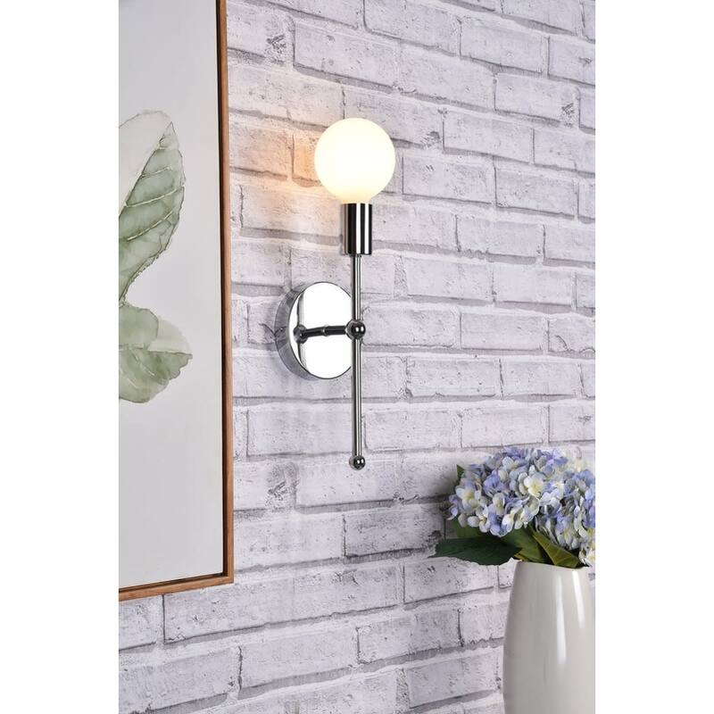 Elegant Lighting LD2356 Keely 12" Tall Bathroom Sconce