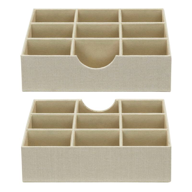 Household Essentials 9-Compartment Drawer Organizers