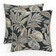 preview thumbnail 5 of 5, Pillow Perfect Outdoor/Indoor 100% Polyester Throw Pillow, Weather Resistant, Fade Resistant 18.5" X 18.5" X 5" - Crestwood Rattan