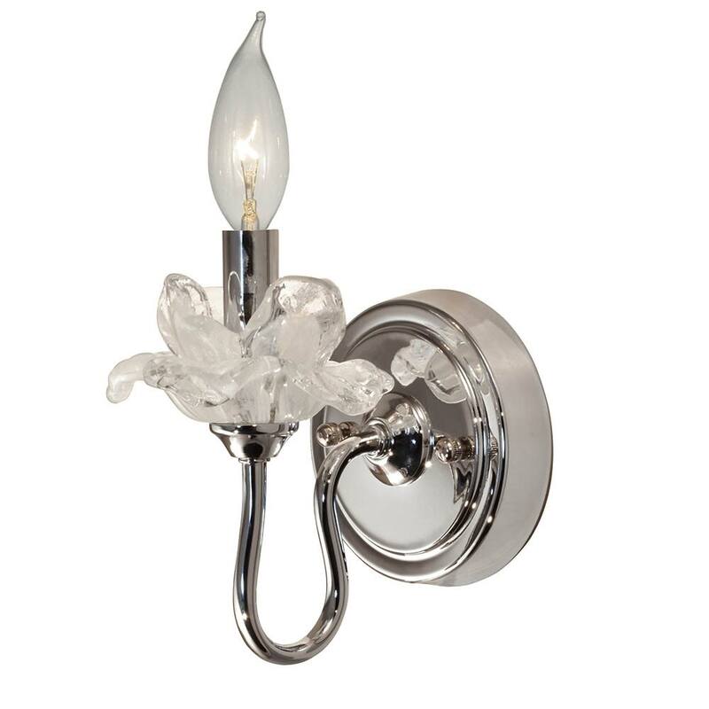 Bittersweet Crystal Wall Sconce - Polished Chrome