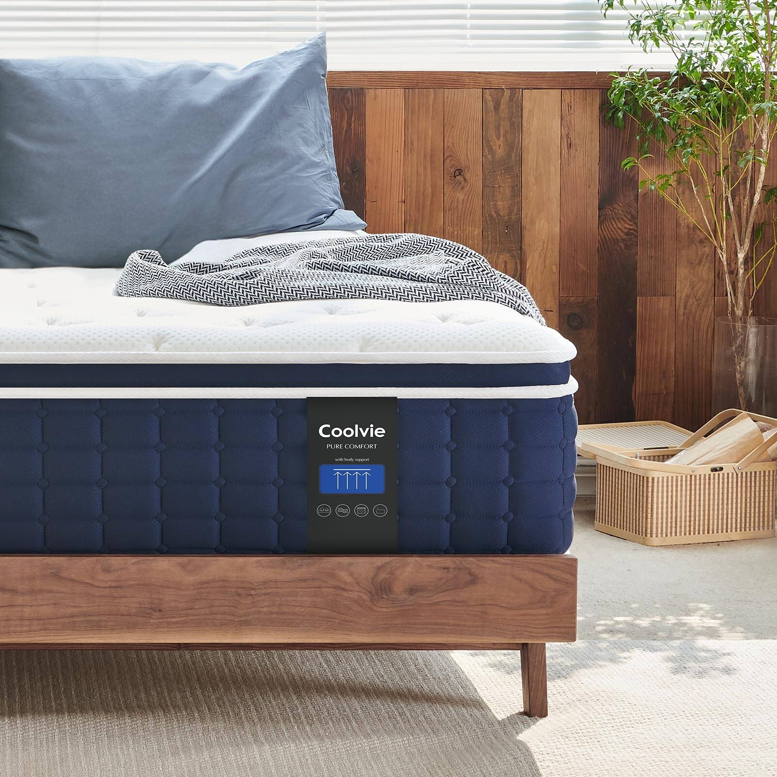 Queen Mattresses, 12 Inch Queen Size Mattress in a Box, Hybrid