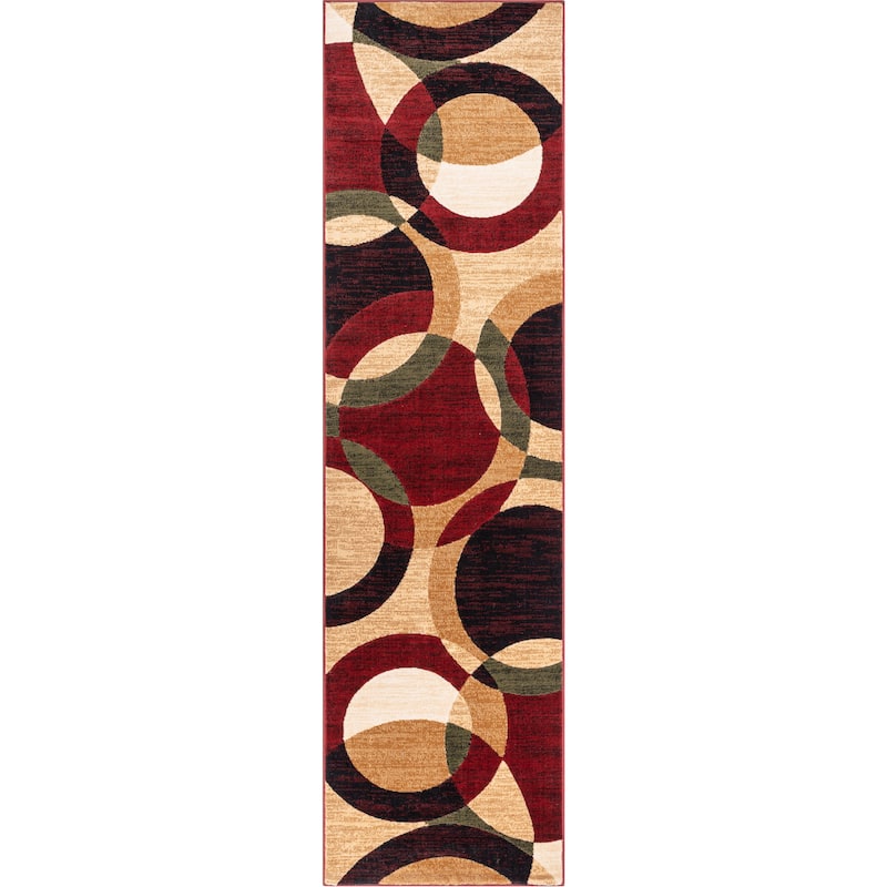 Well Woven Dulcet Bingo Modern Geometric Circles Area Rug