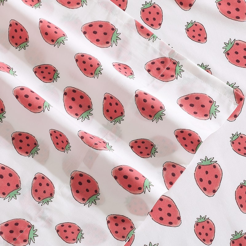Poppy & Fritz Cotton Percale Printed Bed Sheet Sets