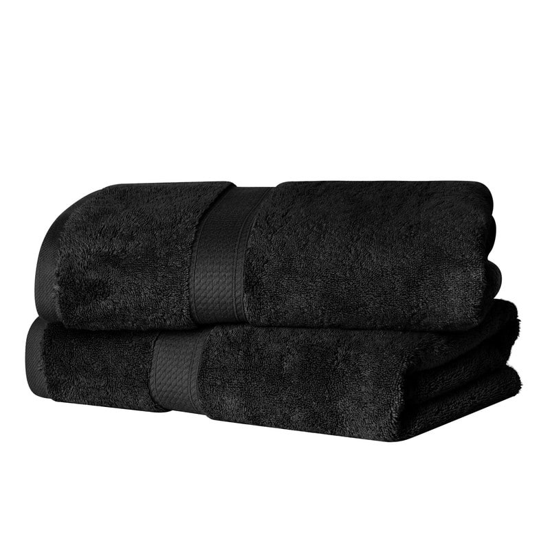 Superior Egyptian Cotton Pile Heavyweight Bath Towel Set of 2
