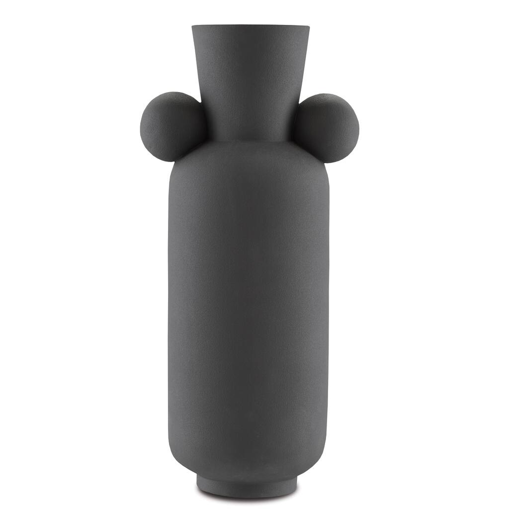 Currey & Company Happy 40 Tall Black Vase
