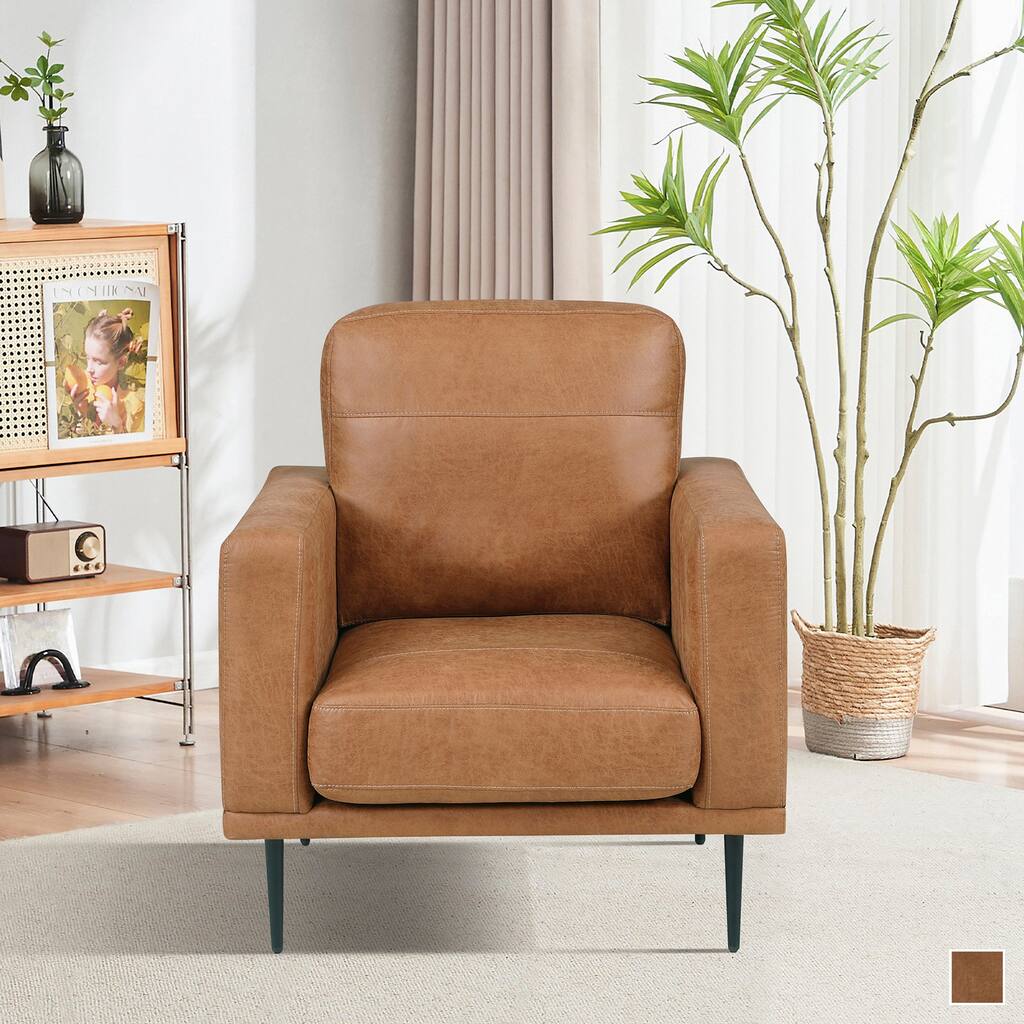 Antler Polished Microfiber Living Room Chair
