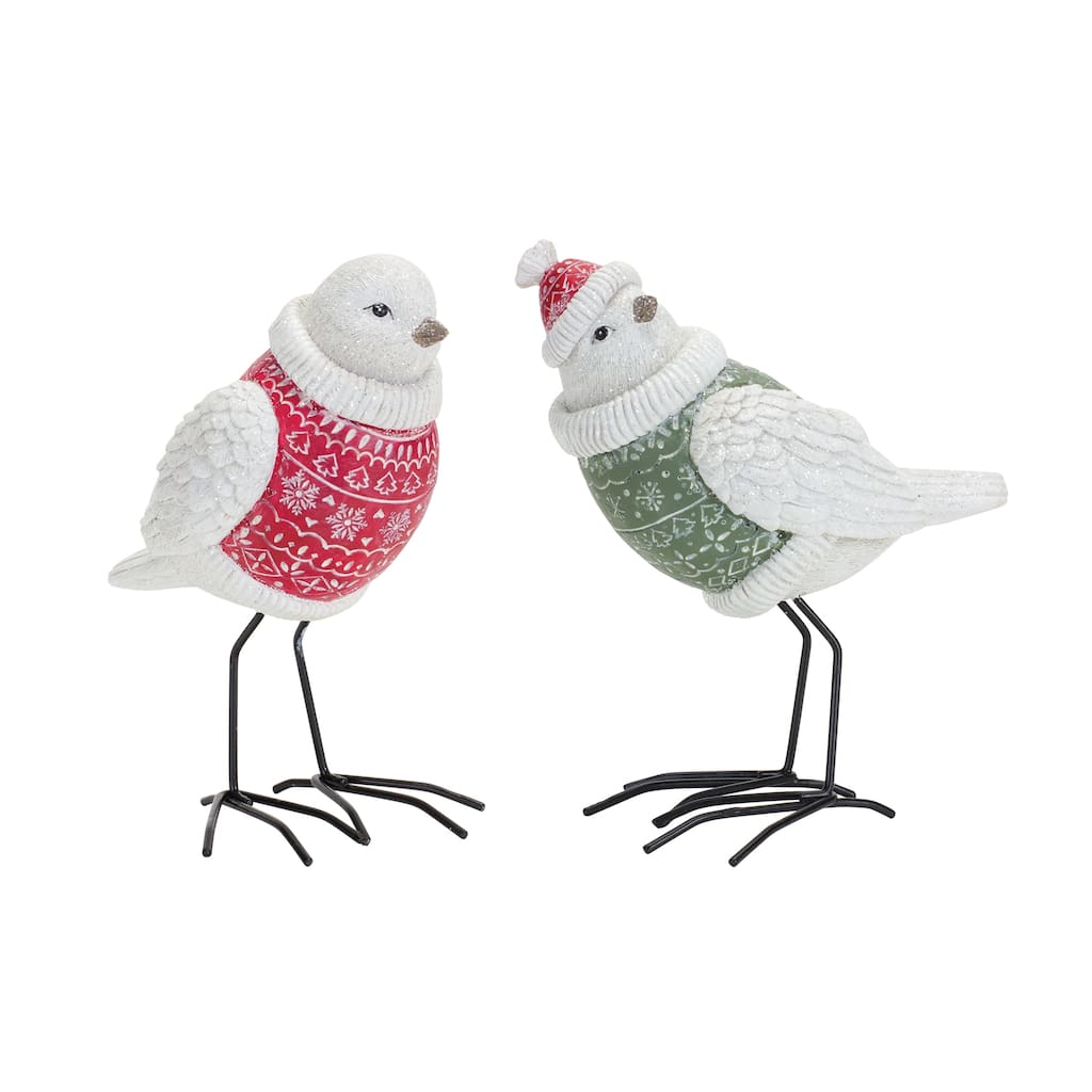 Bird w/Sweater (Set of 2)