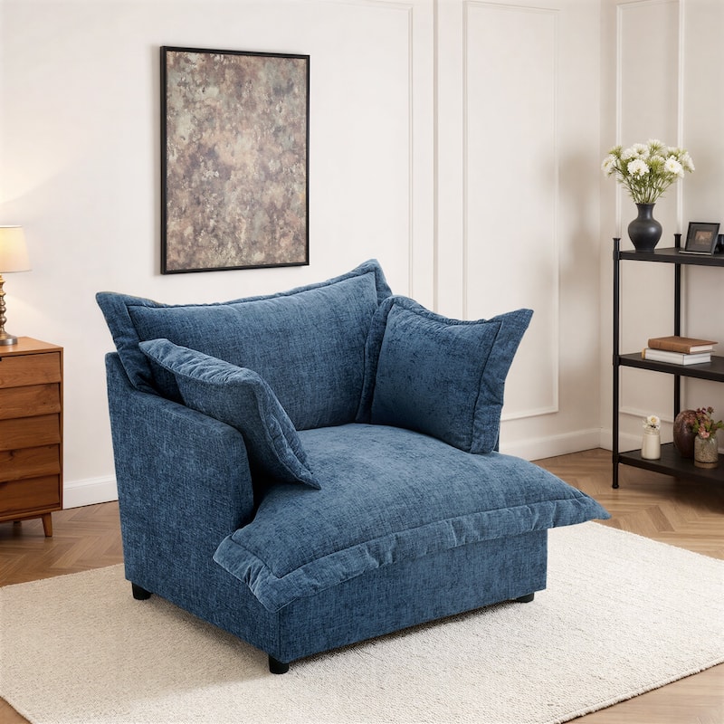 Double Layer Cushion Comfy Cloud Modular Sectional Sofa Set