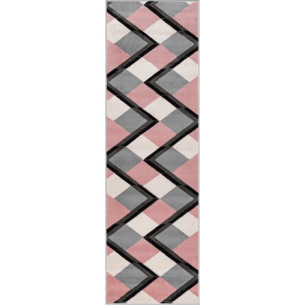 Well Woven Good Vibes Nora Modern Geometric Area Rug