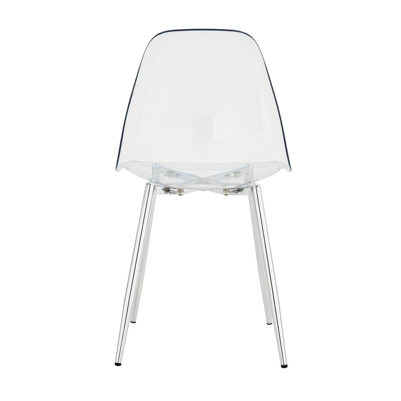Stylish Ergonomic Dining Chair, Metal Legs