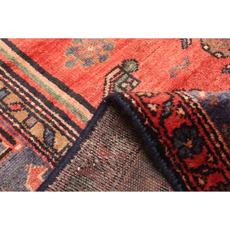 ECARPETGALLERY Hand-knotted Andelz Red Wool Rug - 3'11 x 6'10