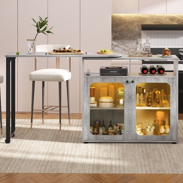 Double sided buffet cabinet discount