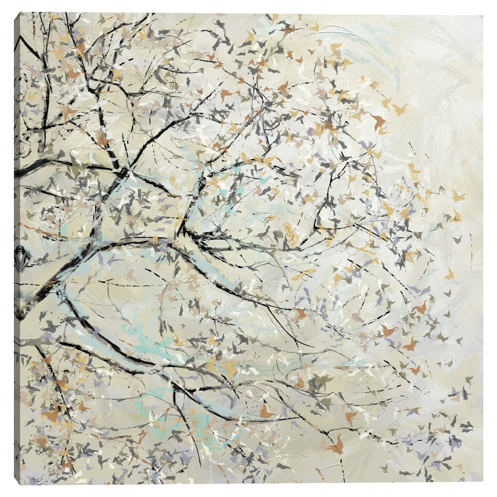 Changing Seasons Gold by Studio Arts Canvas Art Print