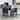 Contemporary Tufted Velvet Upholstered Counter Bar Stools Set of 2
