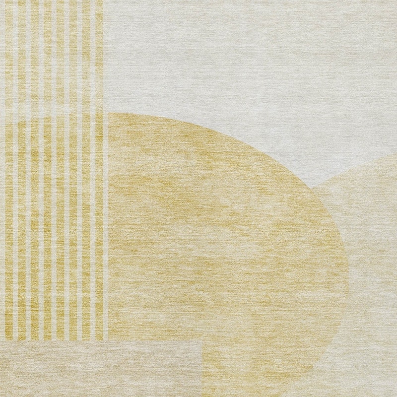 HomeRoots Geometric Transitional Rectangle Outdoor Rug