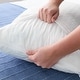 preview thumbnail 8 of 10, LUCID Comfort Collection Fiber + Shredded Foam Pillow