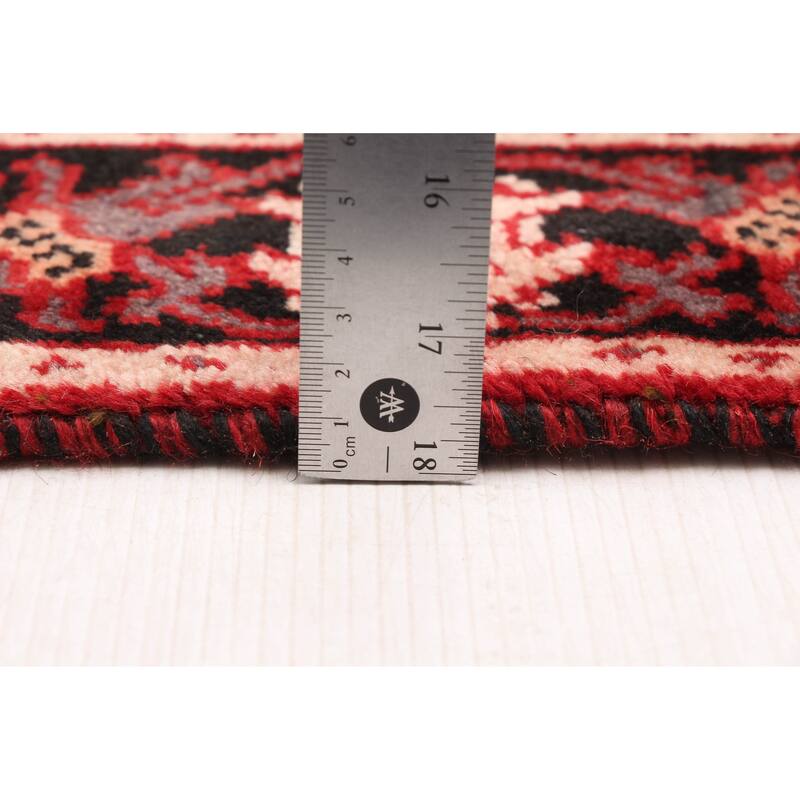 ECARPETGALLERY Hand-knotted Andelz Red Wool Rug - 4'1 x 6'11