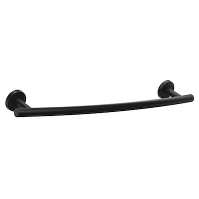 Arrondi 18 in (457 mm) Towel Bar in Matte Black - 18 in.