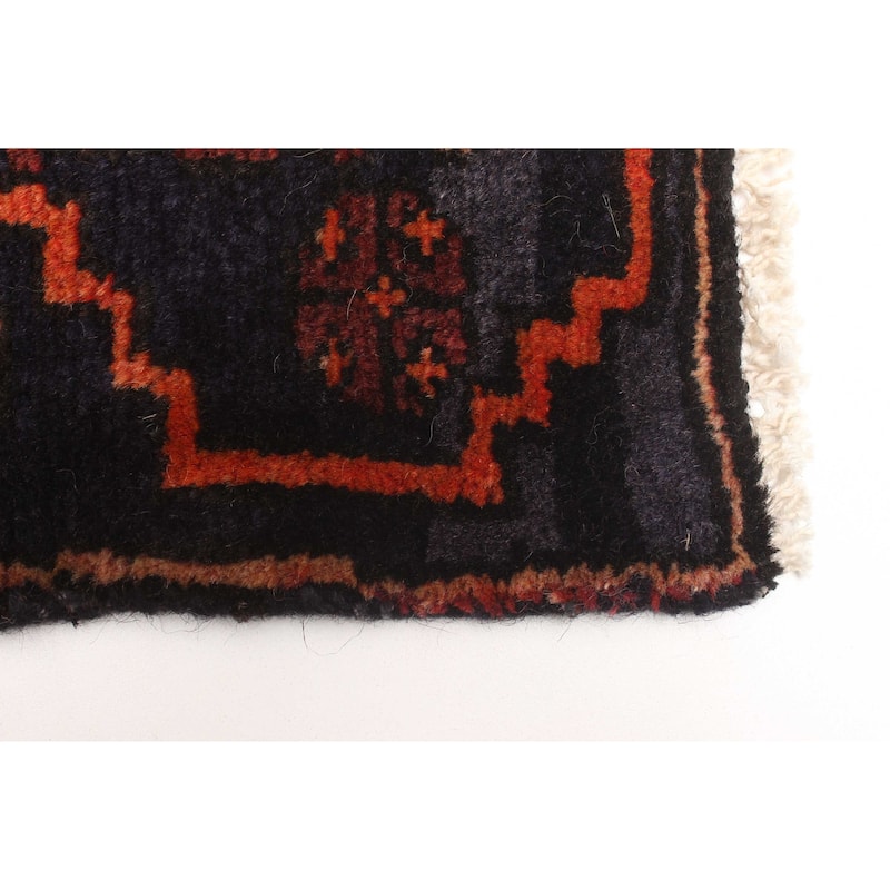 ECARPETGALLERY Hand-knotted Andelz Dark Red Wool Rug - 3'11 x 6'5