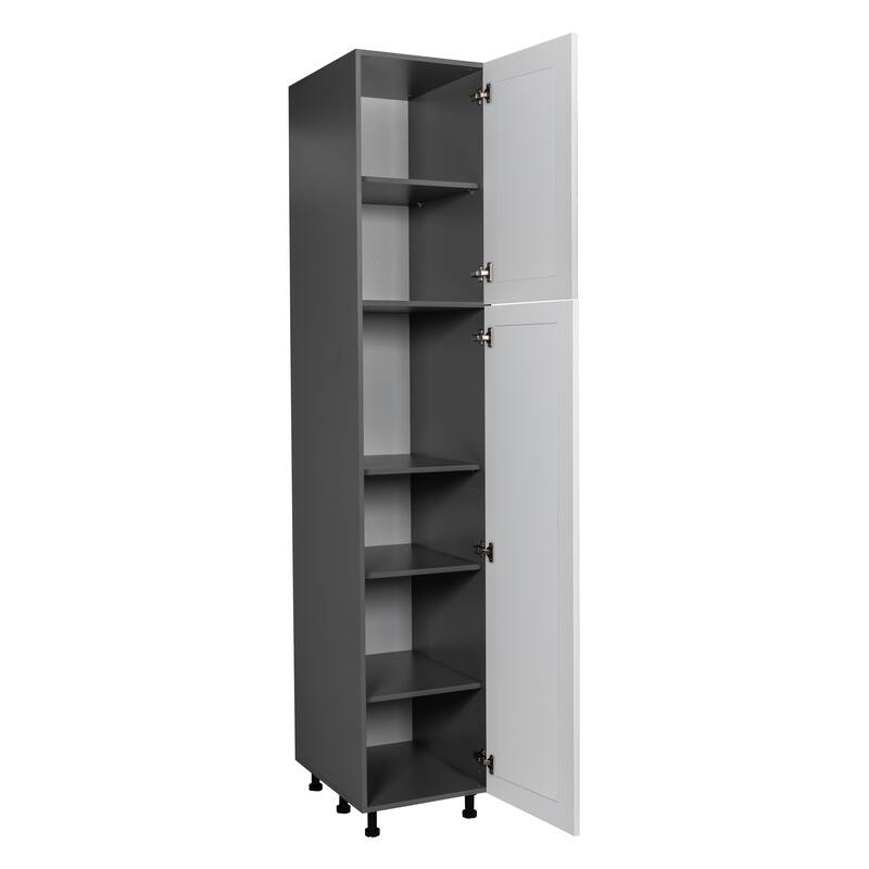 18" x 90" Utility Cabinet-Double Door-Grey - 18 x 90 x 23 3/8