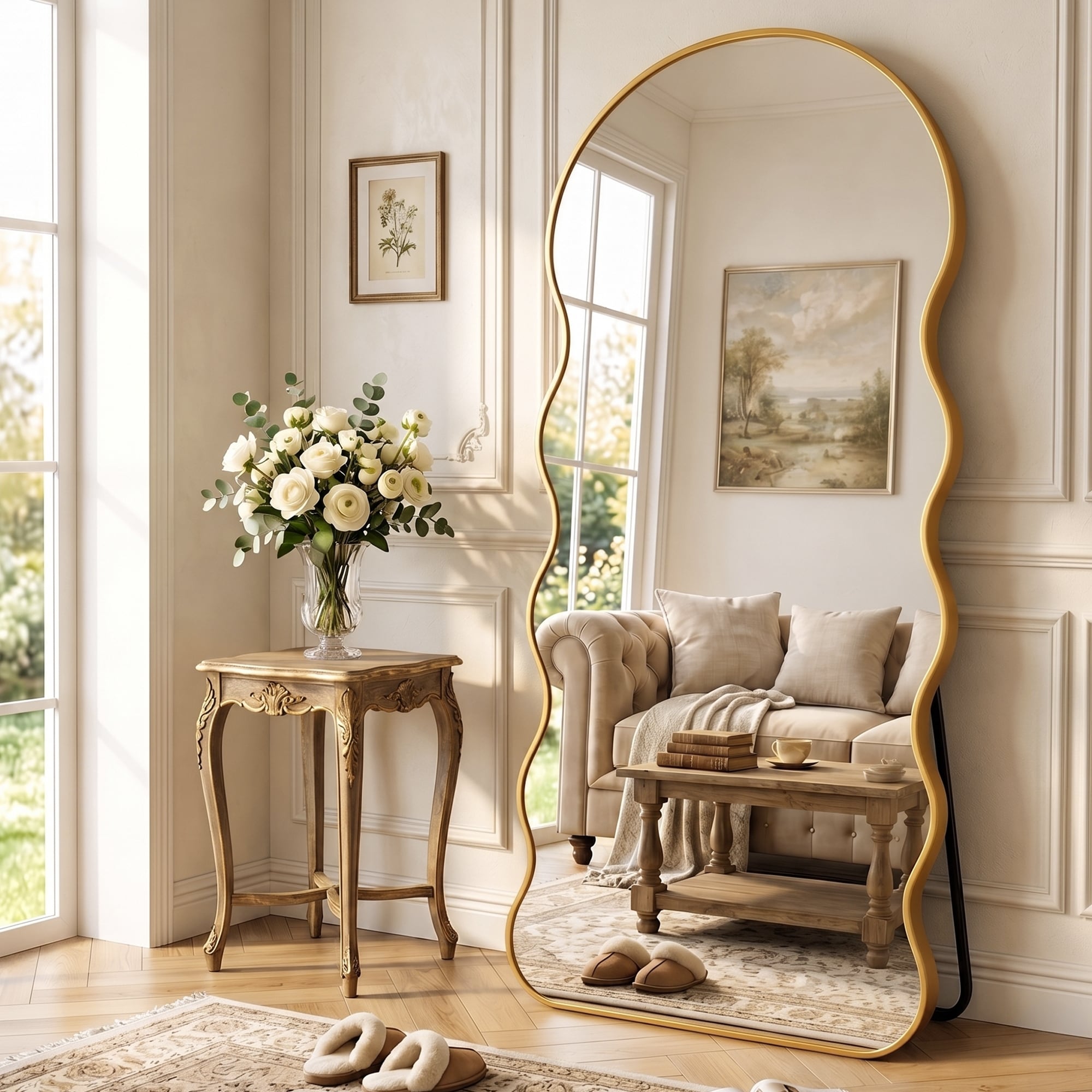 Irregular Full Length Floor Mirror Irregular Wall Mirror