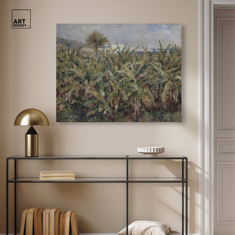 Field of Banana Trees Canvas by Art Remedy, Gallery Wrapped
