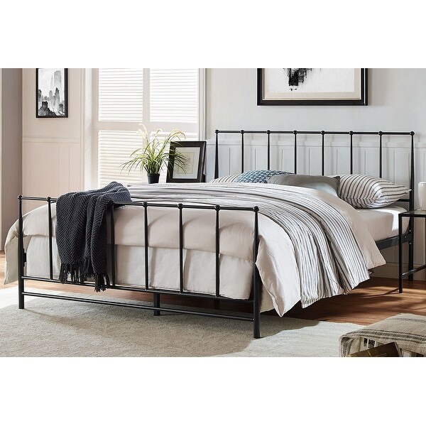 King size metal bed frame sale discount