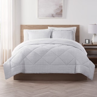 Serta Supersoft Cooling Bed Set, Reversible Comforter Set