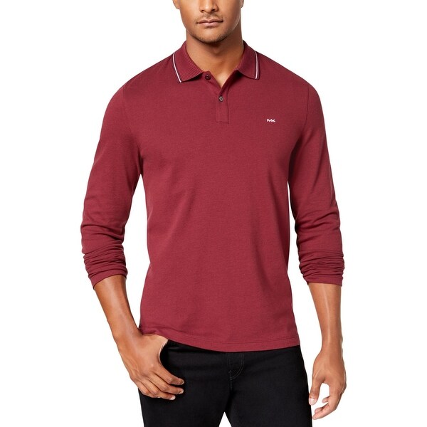 michael kors men's long sleeve shirt