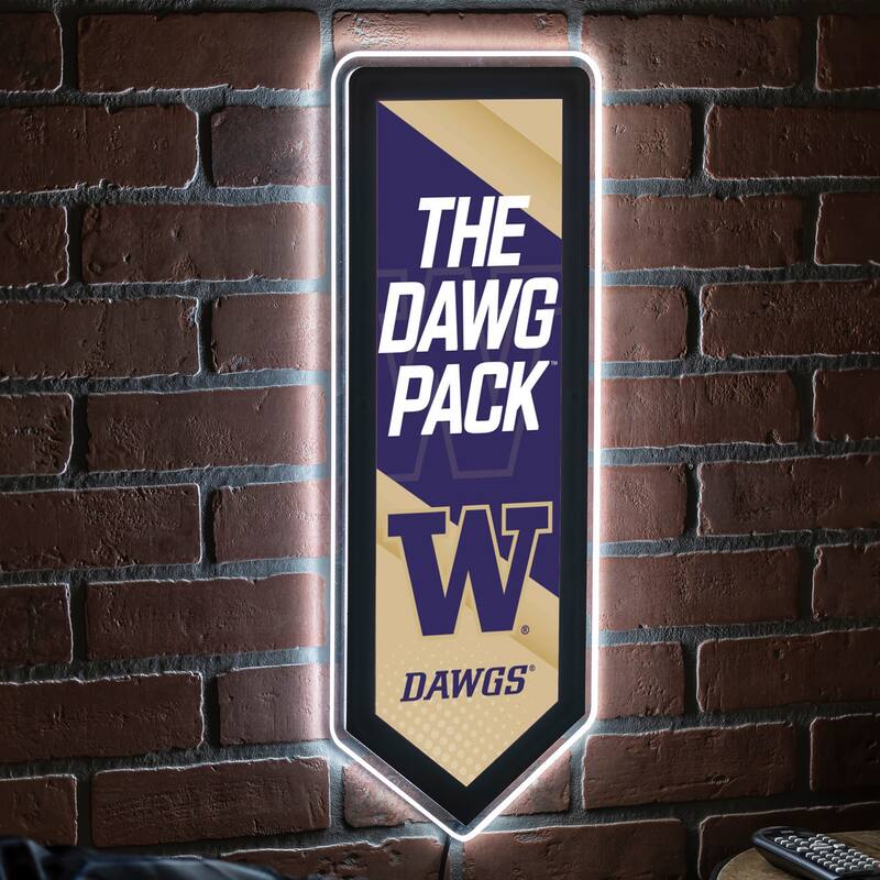 University of Washington LED Lighted Sign - Multi