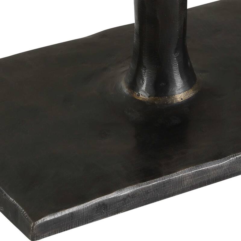 Uttermost Puncture Cordless Iron Buffet Lamp - 9.00" W x 36.25" H x 9.00" D