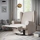preview thumbnail 3 of 36, Storkcraft Serenity Wingback Upholstered Recline Glider